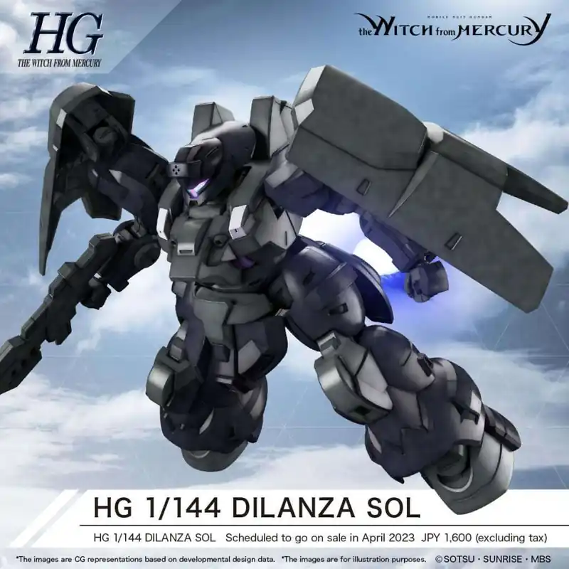 Skynda dig | HG Dilanza Sol 1/144 - Modellbyggsats