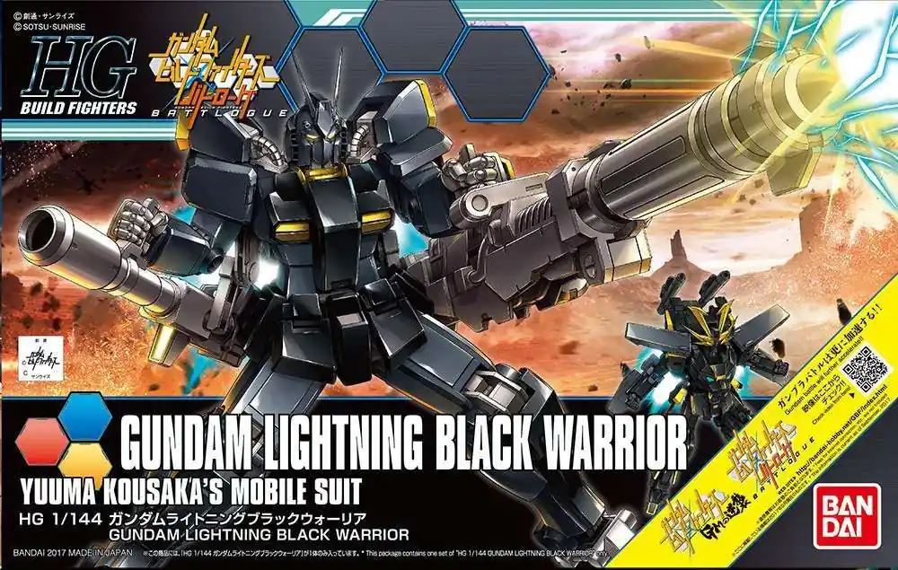 Kundernas favorit - Hgbf Gundam Lightning Black War 1/144 – Modellsats och Byggsatser