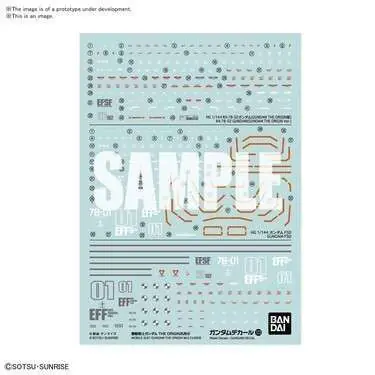 Prissänkt | Gundam Decal 123 - Gundam Origin Multi 1