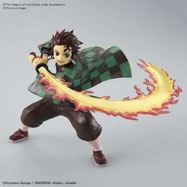 Premiumkvalitet - Demon Slayer Tanjiro Kam Hinokami Kagura – Officiell Figur