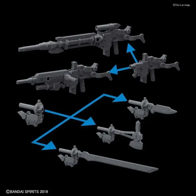 Kundfavorit - 30mm OP Weapon 1 Alto 1/144 - Detaljerad Modell
