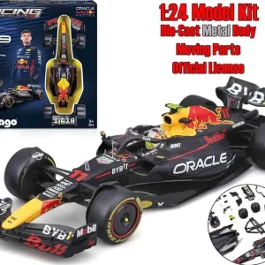 Red Bull F1 RB19 - Max Verstappen med hjälm - Modellkit 1 24 | Toppkvalitet