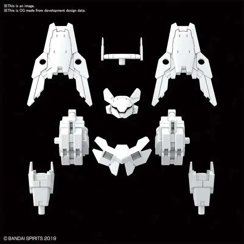30mm Op Arm Comm Cieln EX BL White 1/144 - Samlarfigur - Expressfrakt