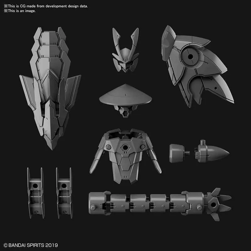 Extra bra pris - 30mm OP Delar Set 4 Sengoku Armor 1/144