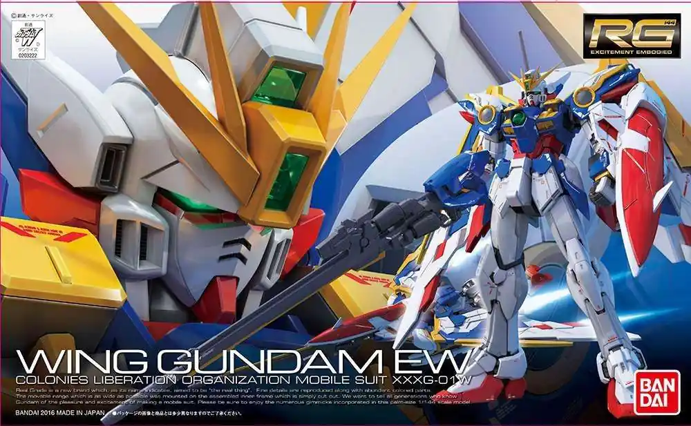 Snabb leverans - RG Gundam Wing XXXG-01W EW 1/144 Modell