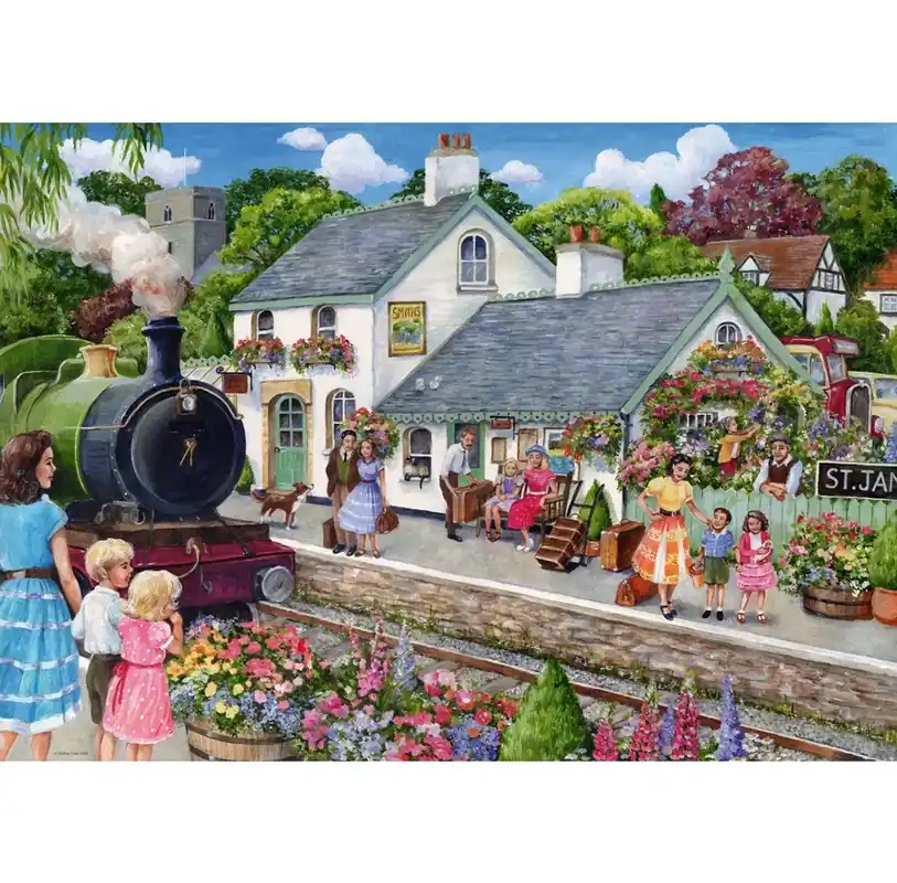 Ravensburger Whistle Stop Cottage (1000) - Bra pris
