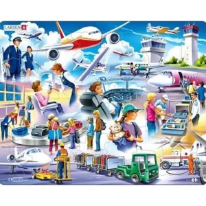 Enkel beställning | Larsen Puzzles Puzzle Airport - 42 pieces Maxi (36.5x28.5 cm) 2D Pussel