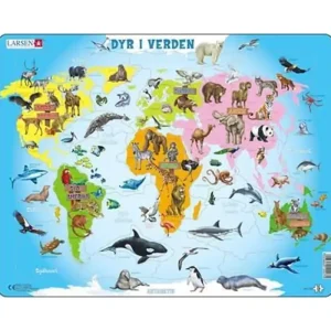Endast denna vecka | Larsen Puzzles Puzzle Animals in the World - 28 pieces Maxi (36.5x28.5 cm) 2D Pussel