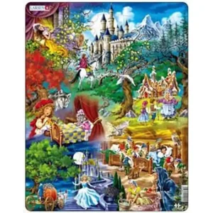 Larsen Puzzles Puzzle Grimm‘s Fairy Tales - 33 pieces Maxi (36.5x28.5 cm) 2D Pussel | Nytt lägre pris
