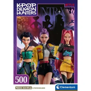 Tillverkarpris - Clementoni KPop Demon Hunters - Compact 500 brikker