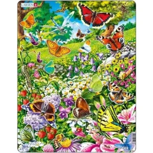 Dagens deal - Larsen Puzzles Butterflies