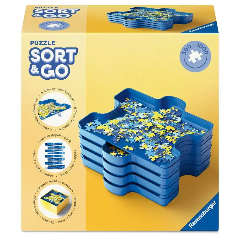 Ravensburger Sort & Go! Puzzle 8 Sorting Trays Tillbehör - Fyndpris