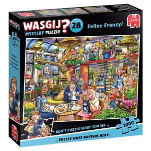 Nyinkommet - Wasgij Mystery Puzzle 28 Feline Frenzy! (1000)