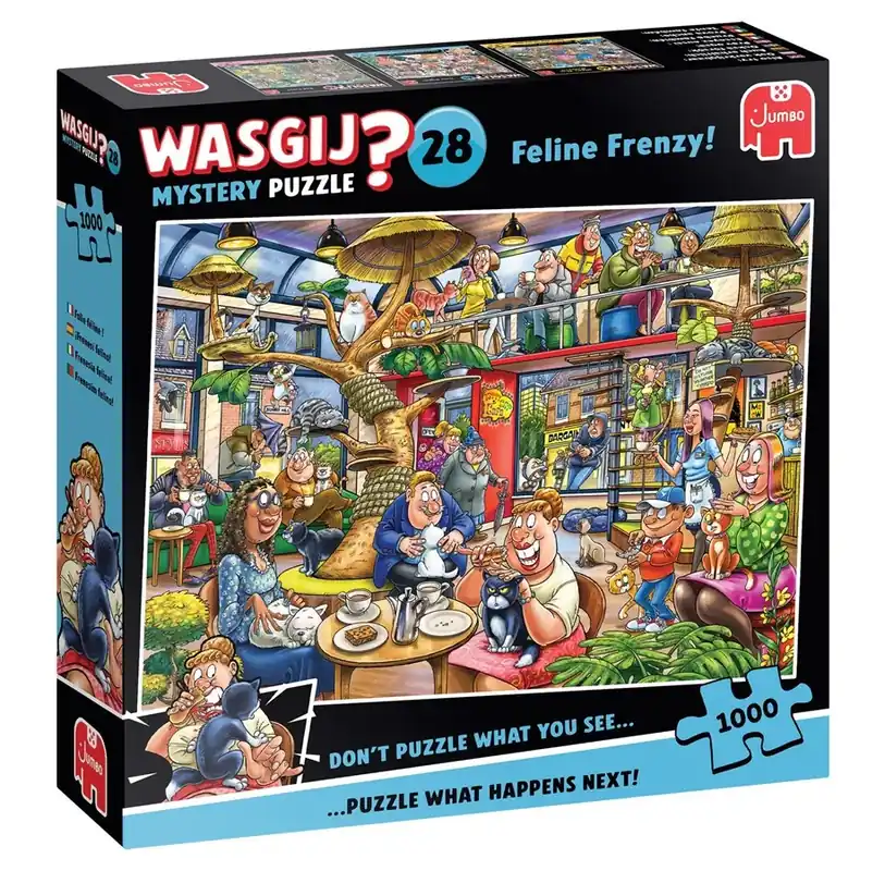 Nyinkommet - Wasgij Mystery Puzzle 28 Feline Frenzy! (1000)