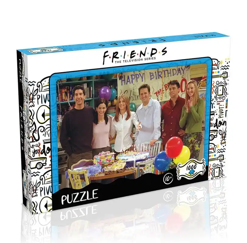 Endast idag - Winning Moves Puzzle - Friends Happy Birthday (1000 pieces) 2D Pussel
