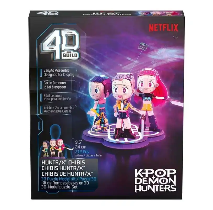 Professionell kvalitet | K POP KPDH 4D Build Huntrix Chibi Set 3D pusselspel