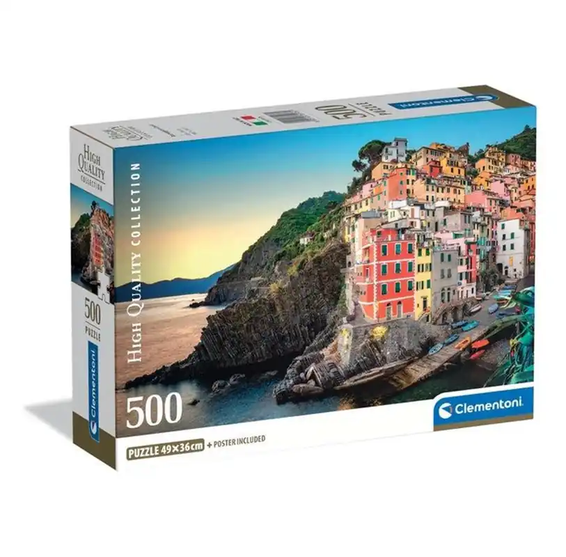 Nytt hos oss - Clementoni Riomaggiore Coast (500)