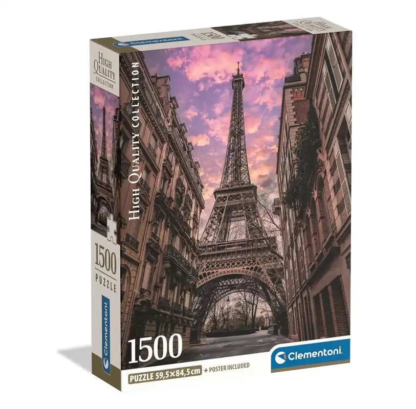 Toppkvalitet - Clementoni Puzzle 1500 Pcs CB High Quality Collection Paris Awakens