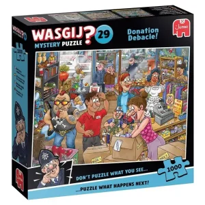 Endast denna vecka - Wasgij Mystery 29 Donation Debacle! (1000)