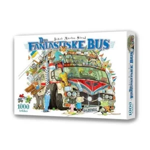 Gyldendal Den fantastiske bus - puslespil 1000 brikker - Beställ idag