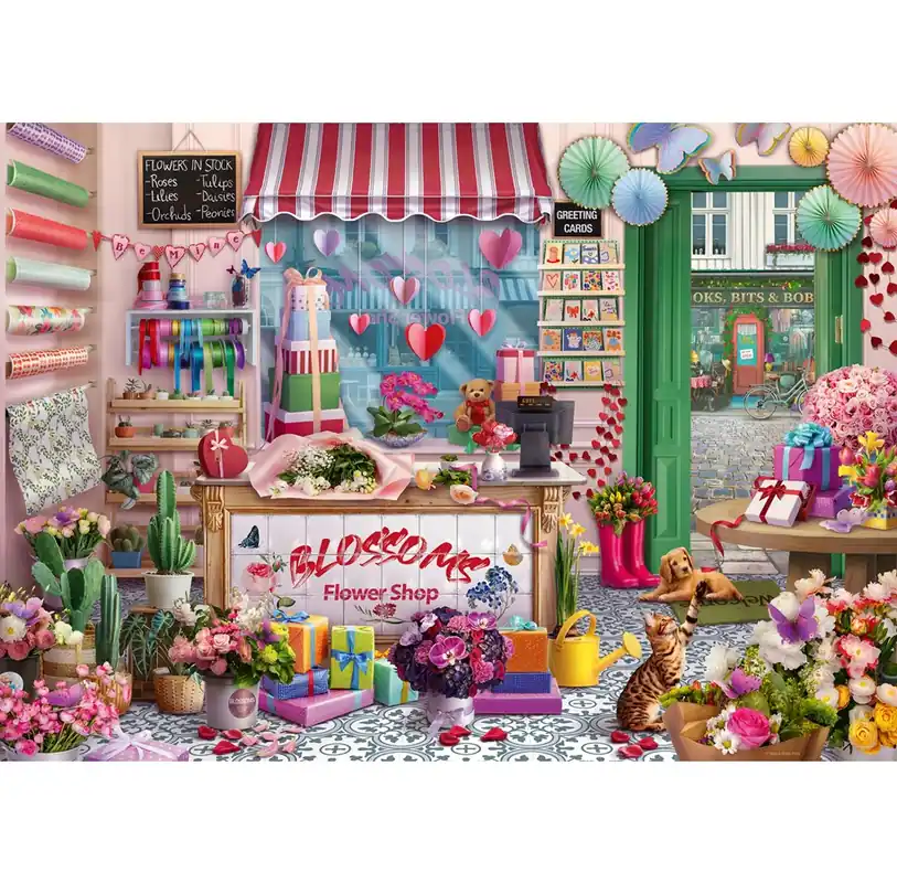 Beställ online | Ravensburger Blossoms Flower Shop (1000)