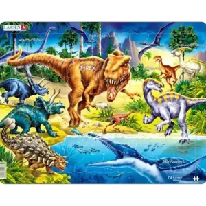 Larsen Puzzles Dinosaurs from the Cretaceous period. | Precis lanserat