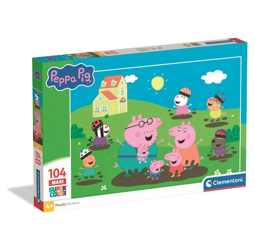 Clementoni Puzzle Maxi Peppa Pig 2026 104 pieces 2D Pussel - Precis inkommet