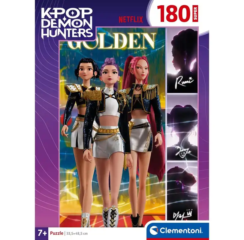 Expressleverans - Clementoni K-Pop Demon Hunters Super 180 brikker