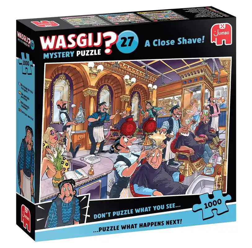 Lägg i varukorg | Wasgij Mystery 27 A Close shave! (1000)