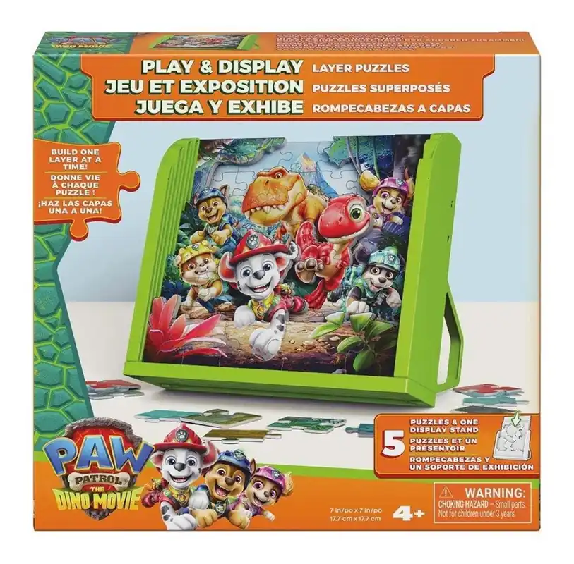 Väl omtyckt - Paw Patrol Movie 3 Layer & Display Puzzle