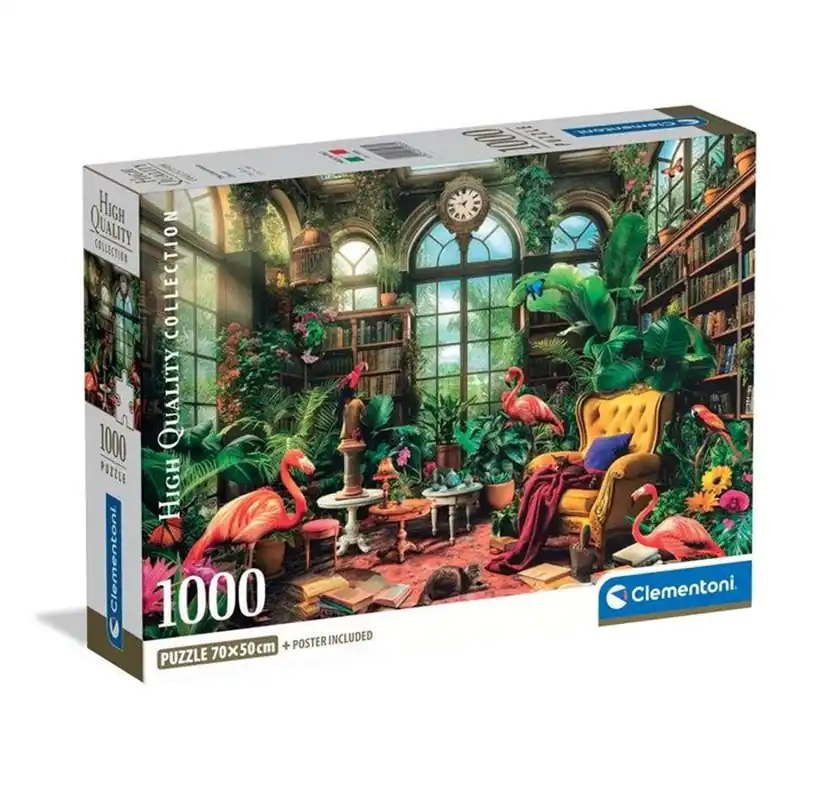 Kanonpris | Clementoni The Greenhouse Library (1000)