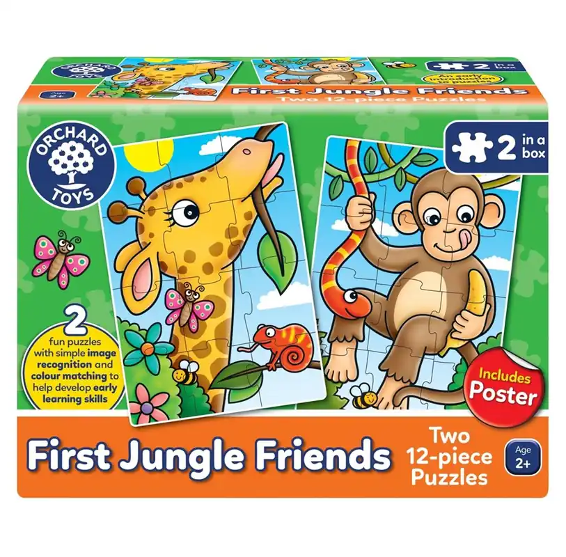 Deal | Orchard First Jungle Friends - Puzzle set 2D Pussel