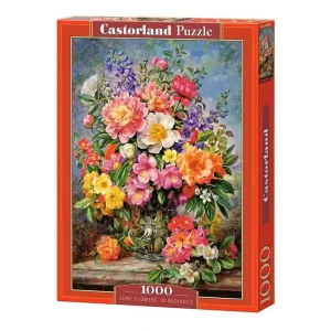 Hög kvalitet | Selecta Play Castorland Jigsaw Puzzle June Flowers in Radiance 1000pcs. 2D Pussel