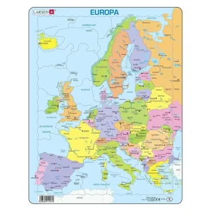 Favorit hos kunderna - Selecta Play Larsen Jigsaw Puzzle Map Europe 37 pcs. 2D Pussel
