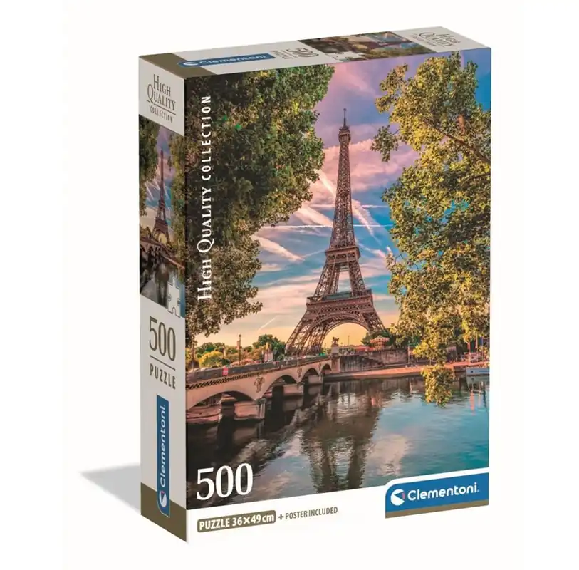 Clementoni Jigsaw Puzzle Along the Seine 500pcs. 2D Pussel | Bara denna vecka