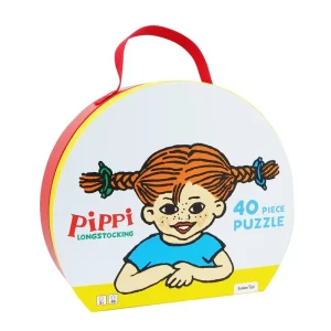 Barbo Toys Pippi - Suitcase w. Puzzle - Villa Villekulla | Kanonpris
