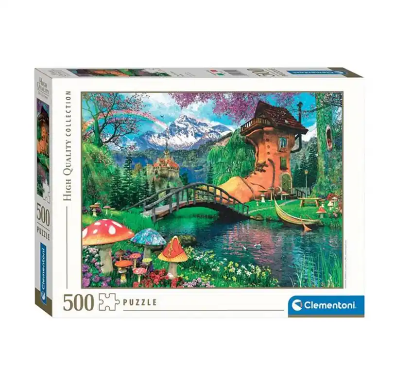 Passa på nu | Clementoni Jigsaw Puzzle The Old Shoe House 500pcs 2D Pussel