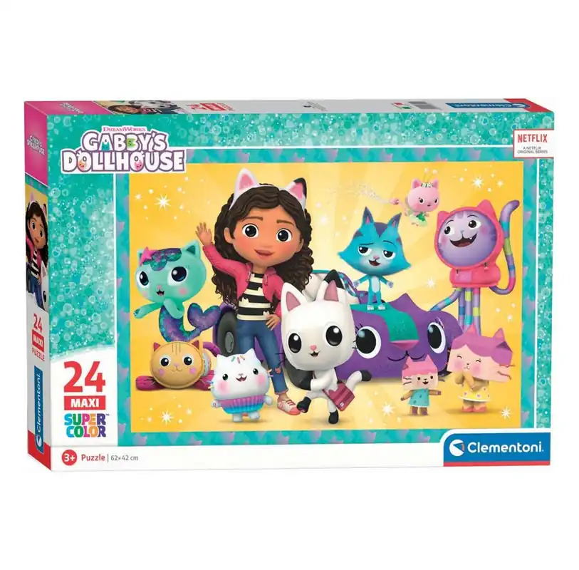 Populär | Clementoni Maxi Gabby‘s Dollhouse Pussel 2D Pussel