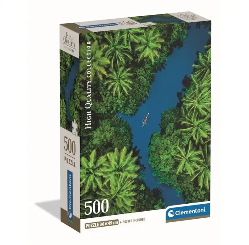 Clementoni Jigsaw Puzzle Tropical Aerial 500pcs. 2D Pussel - Slutrea