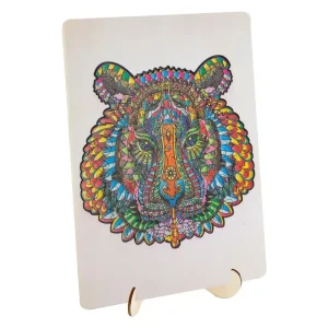 Tillverkarpris | Creative Craft Group Wooden Jigsaw Puzzle Tiger 130pcs. 2D Pussel