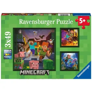 Väl omtyckt | Ravensburger Minecraft Biomes 3x49p