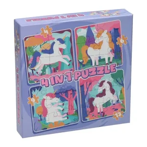 Wins Holland Jigsaw puzzle 4in1 - Forest animals 12 pcs. 2D Pussel | Endast ett fåtal kvar