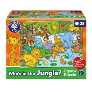 Köp idag - Orchard Who‘s In The Jungle - Puzzle 25 pcs 2D Pussel
