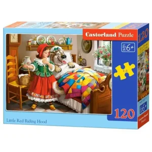 Castorland Little Red Riding Hood & The Wolf Puzzle - 120 Pieces - 6+ Years 2D Pussel - Ny lansering