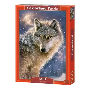 Kanonerbjudande - Selecta Play Castorland Jigsaw Puzzle Lone Wolf 500 pcs. 2D Pussel