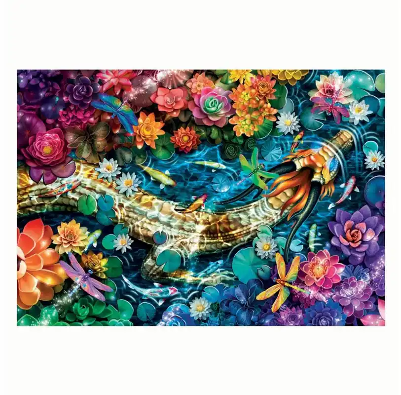 Clementoni Jigsaw Puzzle Artwork Koi River 1000 pcs. 2D Pussel | Bästa pris