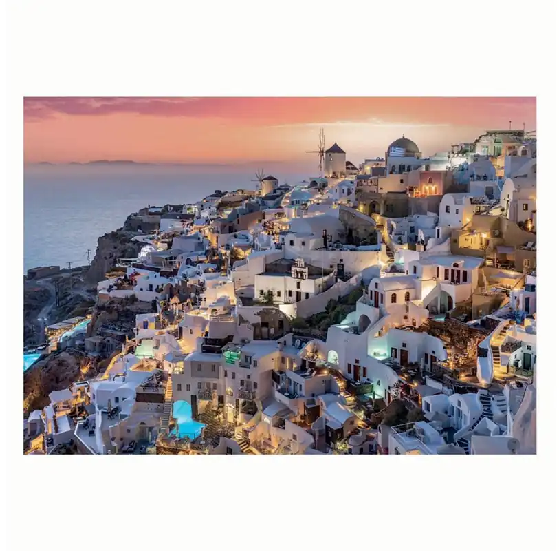 Prisnedsättning | Clementoni Jigsaw Puzzle Shades of Santorini 1000 pcs. 2D Pussel
