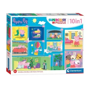 Toppsäljare | Clementoni Puzzles Peppa Pig 10in1 2D Pussel