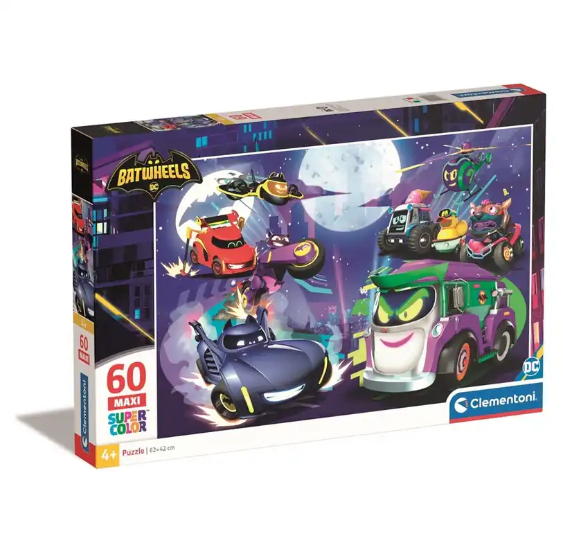 Clementoni Puzzle Maxi Batwheels 60 pieces 2D Pussel | Sänkt pris