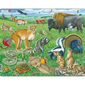 Larsen Puzzles Puzzle American prairie - 53 pieces Maxi (36.5x28.5 cm) 2D Pussel | Fynd